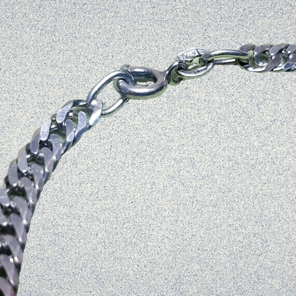 7 in. Sterling Silver Link Bracelet - Picture 2 of 8